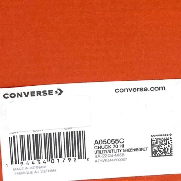 Converse Chuck 70 Shoes For Men Casual Khaki Canvas High Top Sneakers A05055C - Picture 2 of 11